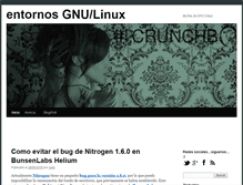 Tablet Screenshot of entornosgnulinux.com